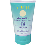 Alba Aloe Vanilla Mineral Sunscreen SPF18