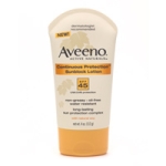 Aveeno Sunblock Lotion Continuous Protection SPF 45