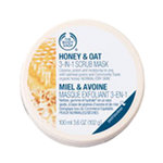 The Body Shop Honey and Oat 3 in 1 Scrub Mask